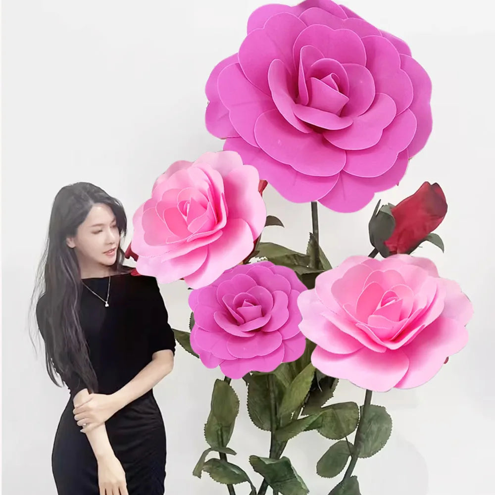 Fleur artificielle géante décoration mariage