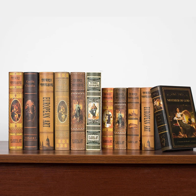 Détail de la colonne vertébrale en arc des faux livres décoration