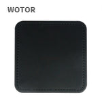 Étui en cuir noir uni pour produits Wotor.