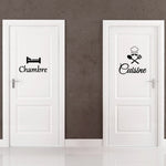 Décoration murale cuisine sticker chef