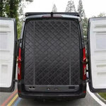 Rideau isolant thermique occultant noir pour porte arrière camping-car Fiat Ducato