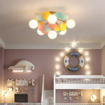 Plafonnier LED pétales vue de dessous