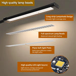 Lampe de table LED allumée avec éclairage doux