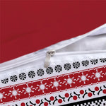 Literie Noël polyester doux lavé