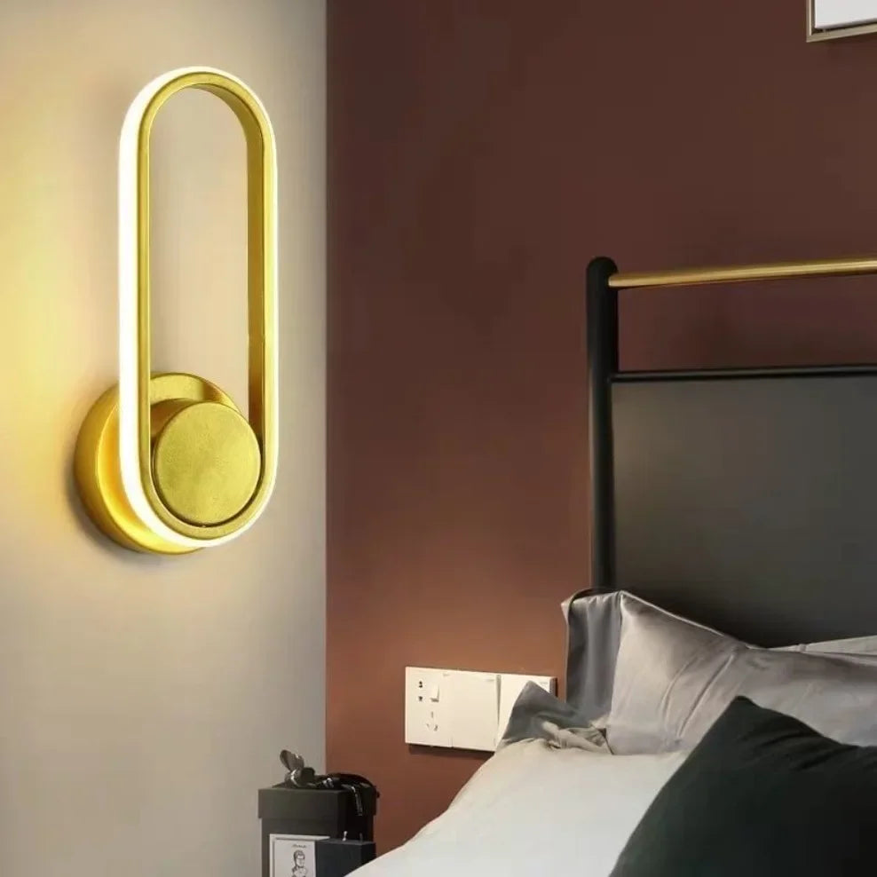 Applique murale moderne salon gris