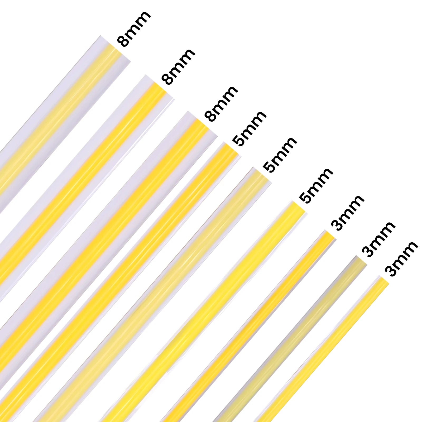 Détail de la bande LED COB 3mm