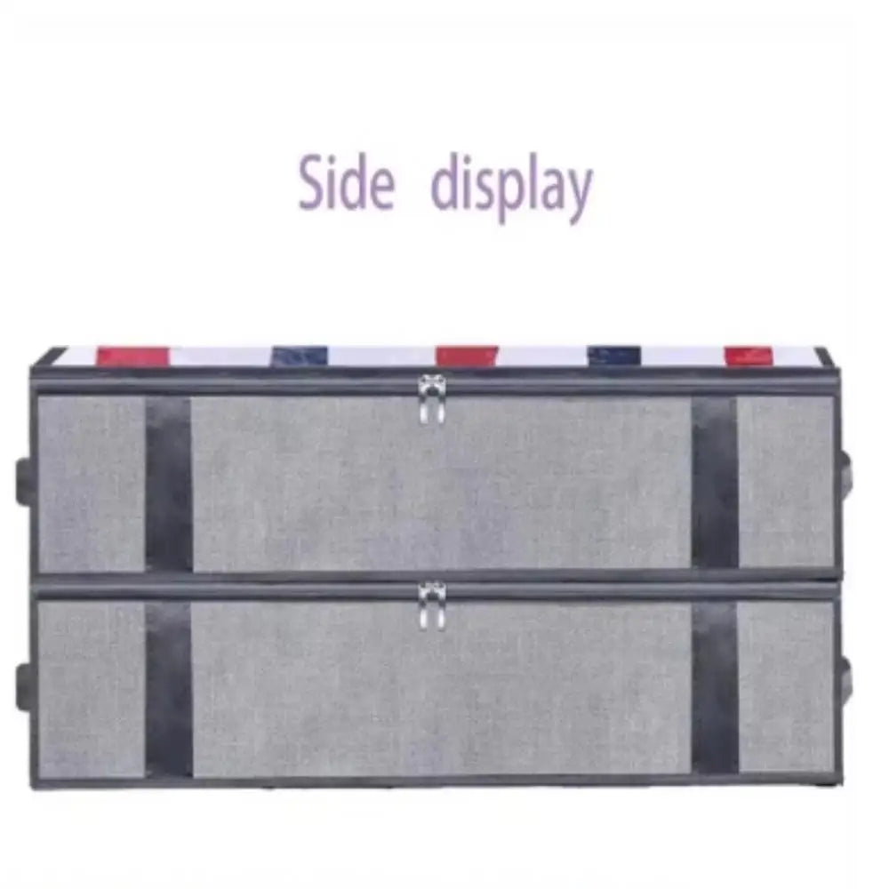 Boîte de rangement sous lit utilisée pour stocker des vêtements