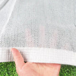 Détail de la texture HDPE de la voile d'ombrage