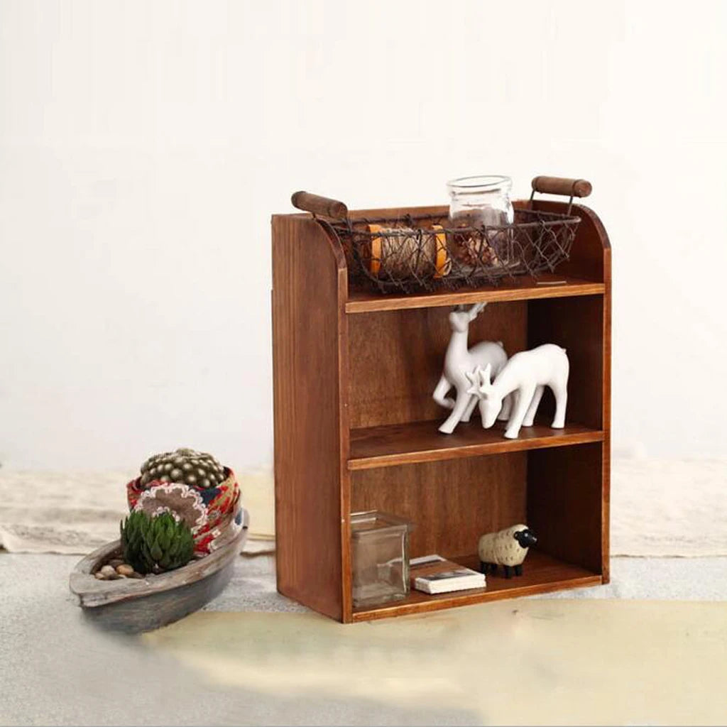 Organisateur mural bureau bois noir