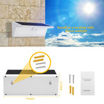 Lampe solaire 3000mAh installation murale