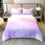 Parure de lit bleue effet 3D pour chambre
