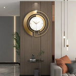 Horloge murale design vert clair