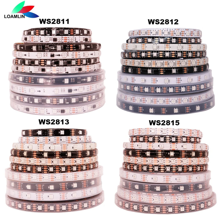Ruban LED RGB adressable 5V 12V pour décoration intérieure