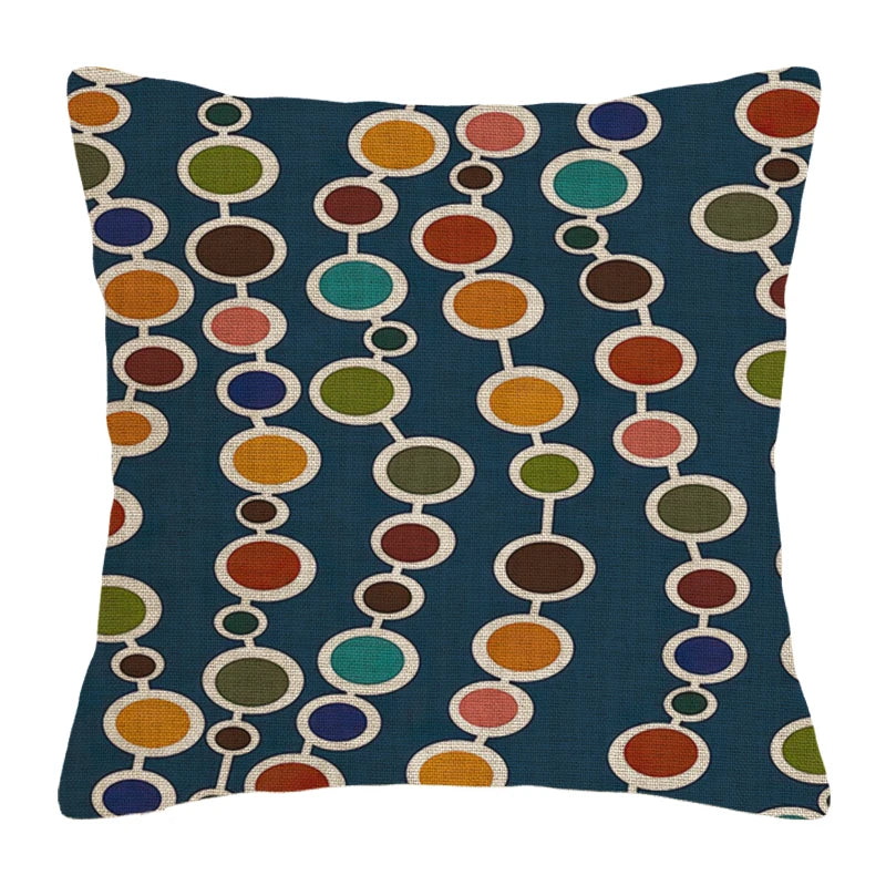 Housse de coussin moderne peluche beige pour canapé