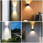 Applique murale LED extérieure design carré