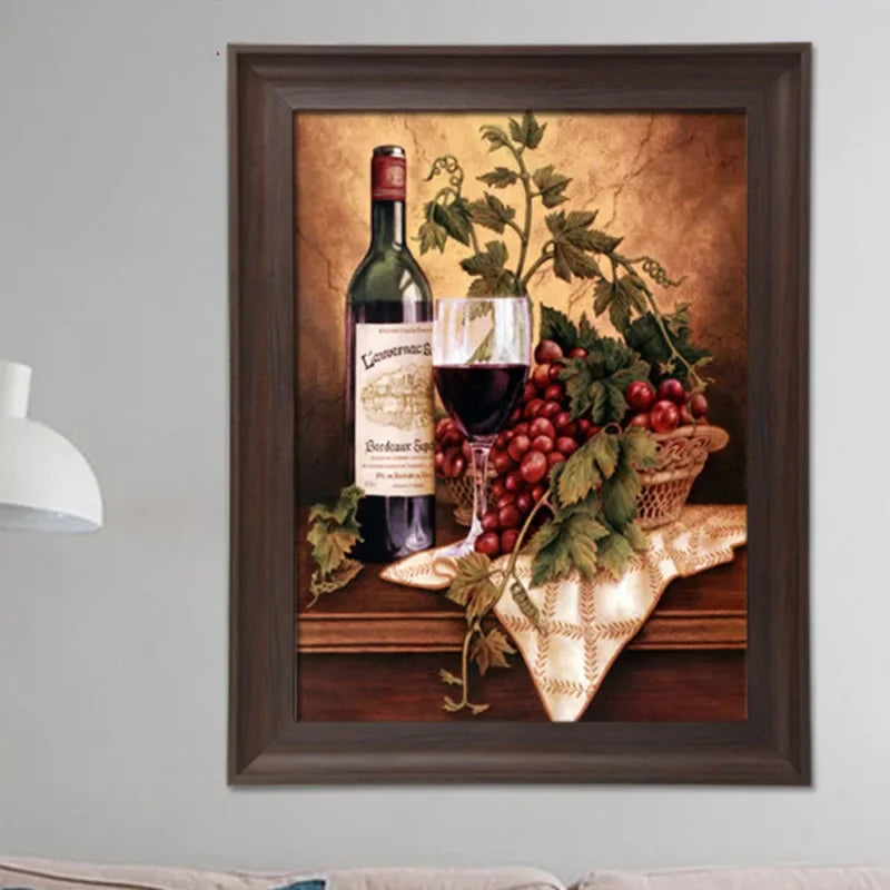 Cadre photo mural rectangle en bambou naturel style épuré