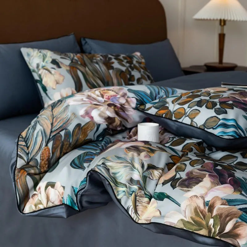 Comparaison des tailles disponibles pour la housse de couette feuilles tropicales