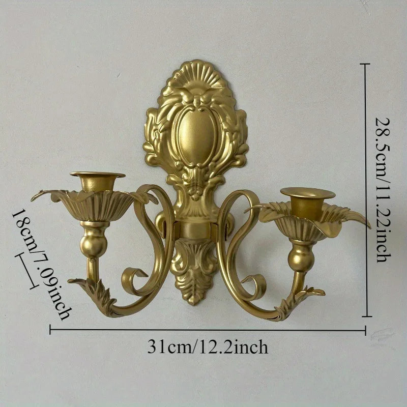 Chandelier mural blanc fer cocooning
