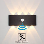Applique murale LED blanche étanche pour porche et entrée