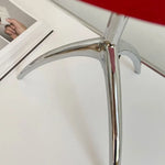Lampe de table Bauhaus design danois abat-jour verre gris