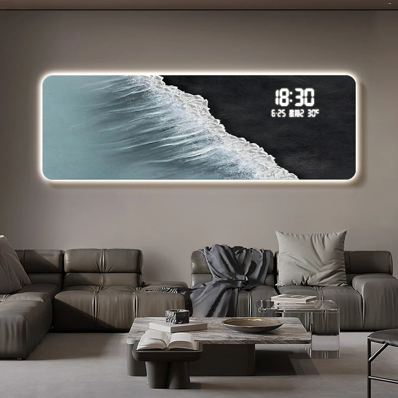 Horloge murale moderne pour salon et chambre