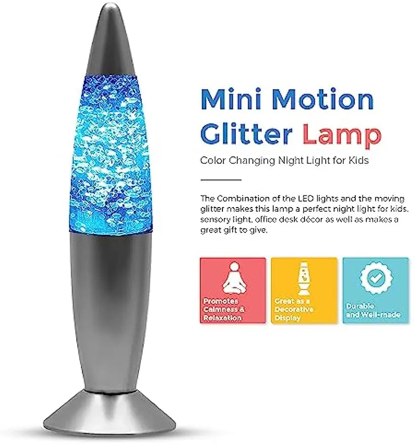Lampe à lave avec câble USB visible
