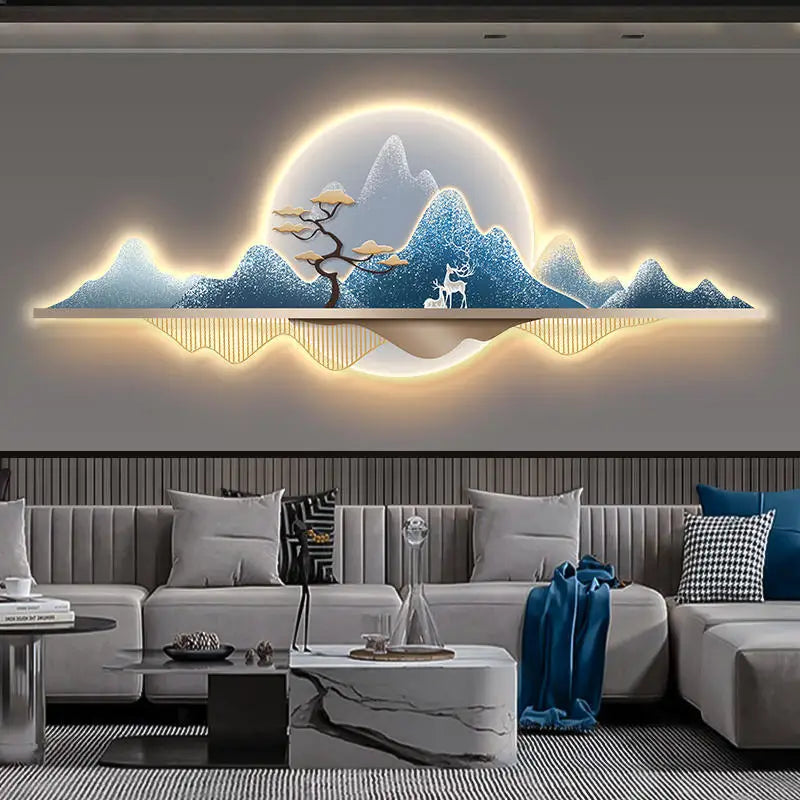 Applique murale LED moderne en porcelaine cristal pour entrée