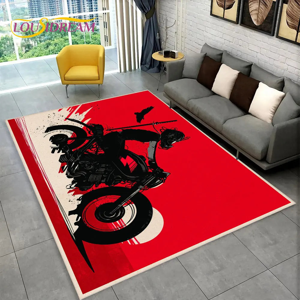 Tapis antidérapant moto pour entrée