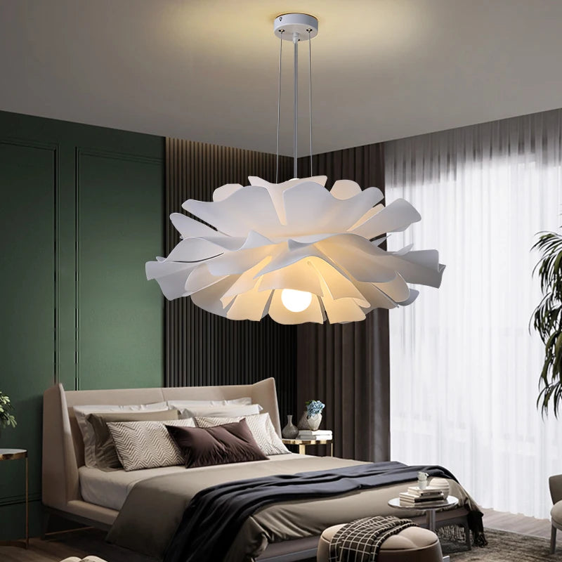 Lampe fleur LED blanc chaud