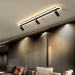 Lampe LED design nordique blanche dans salon moderne