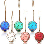 Boule de Noël en verre clair 8 cm style américain