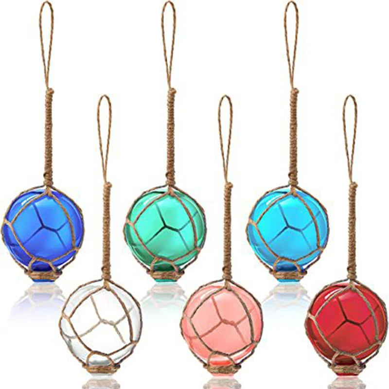 Boule de Noël en verre clair 8 cm style américain