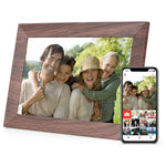 Cadre photo numérique WiFi 10.1 pouces écran tactile IPS sur table