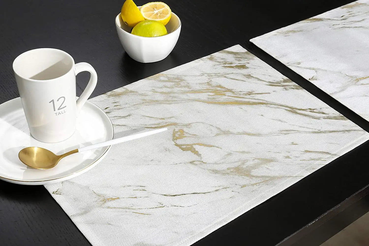 Set de table rectangle en coton et lin