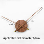 Horloge murale en bois massif décoration intérieure moderne