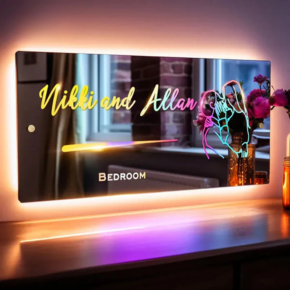 Miroir cadeau personnalisé anniversaire