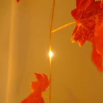 Guirlande LED rotin décoration intérieure