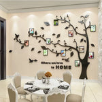 Autocollant mural 3D arbre cadre photo décoration intérieure