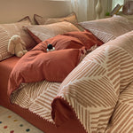 Ensemble complet parure de lit avec housse et taies d'oreiller