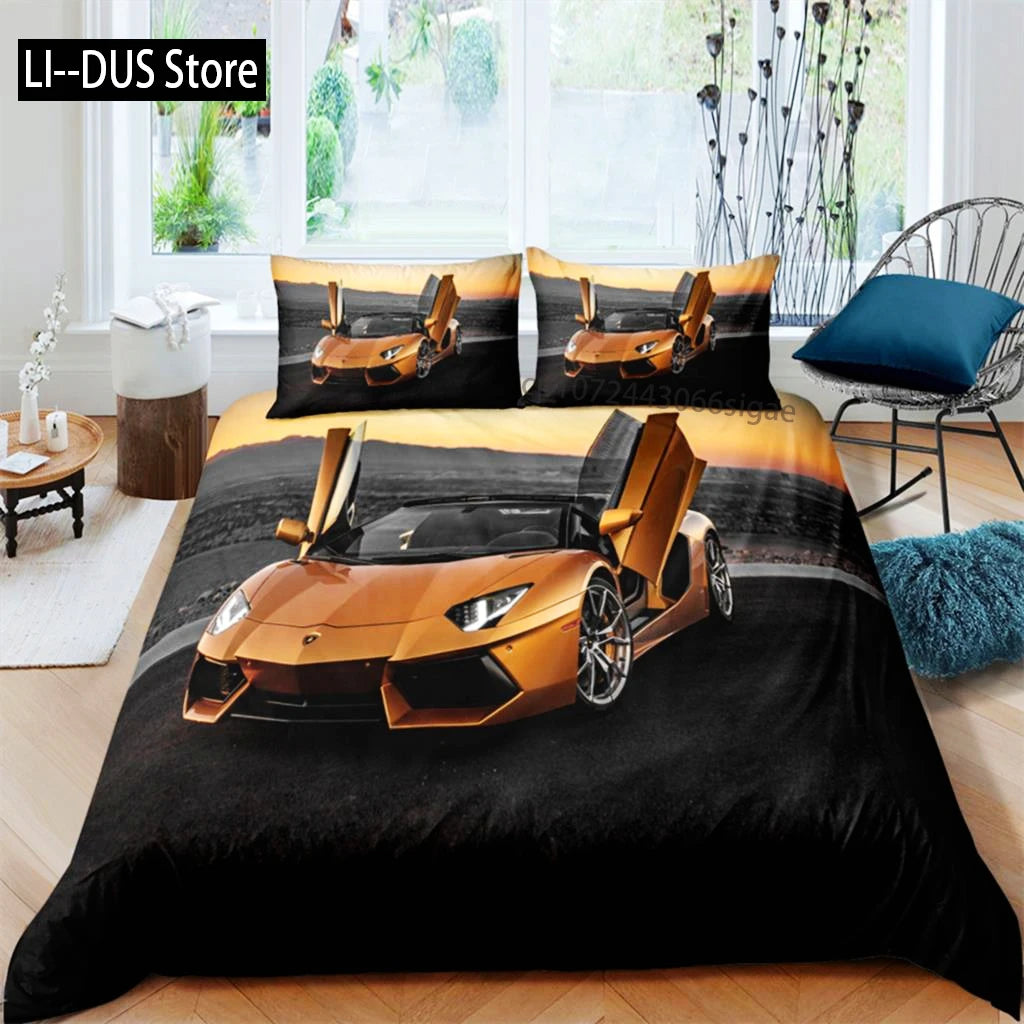 Détail du tissu polyester/coton de la housse de couette automobile