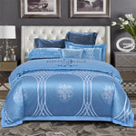 Housse de couette gris rose avec finitions élégantes