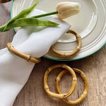 Accessoire de table rustique en bambou