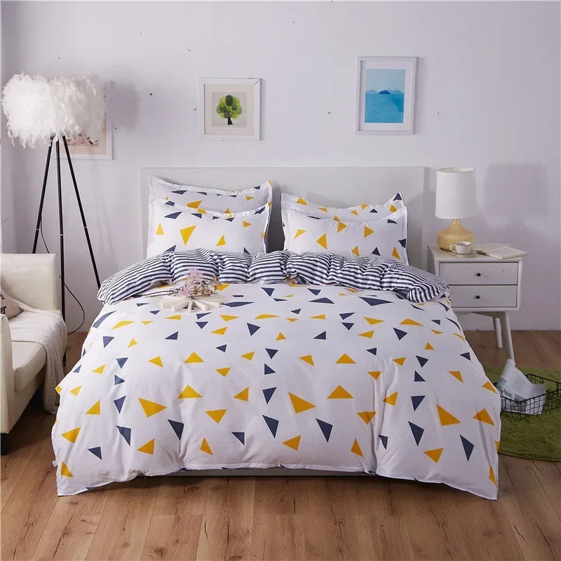 Housse de couette dans une chambre d'enfant avec décoration coordonnée