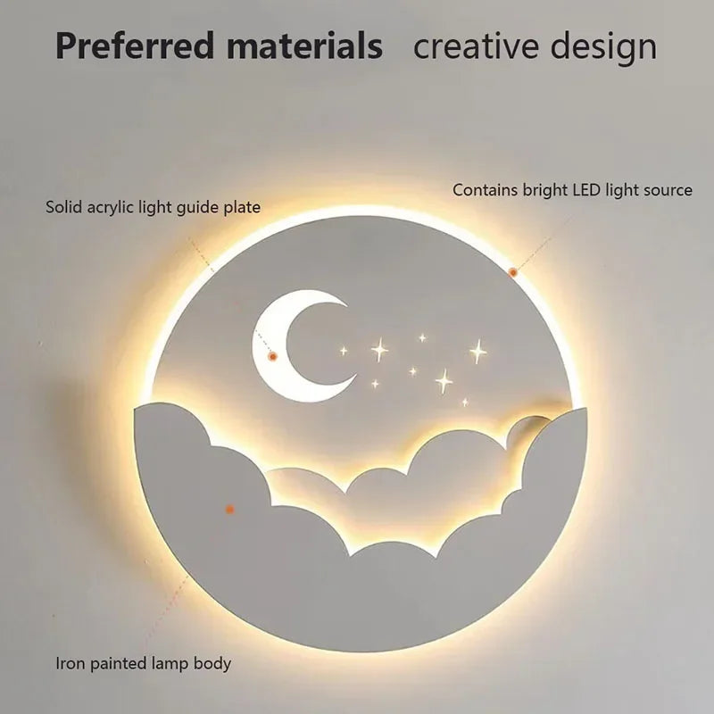 Applique murale LED chambre chevet lumière douce