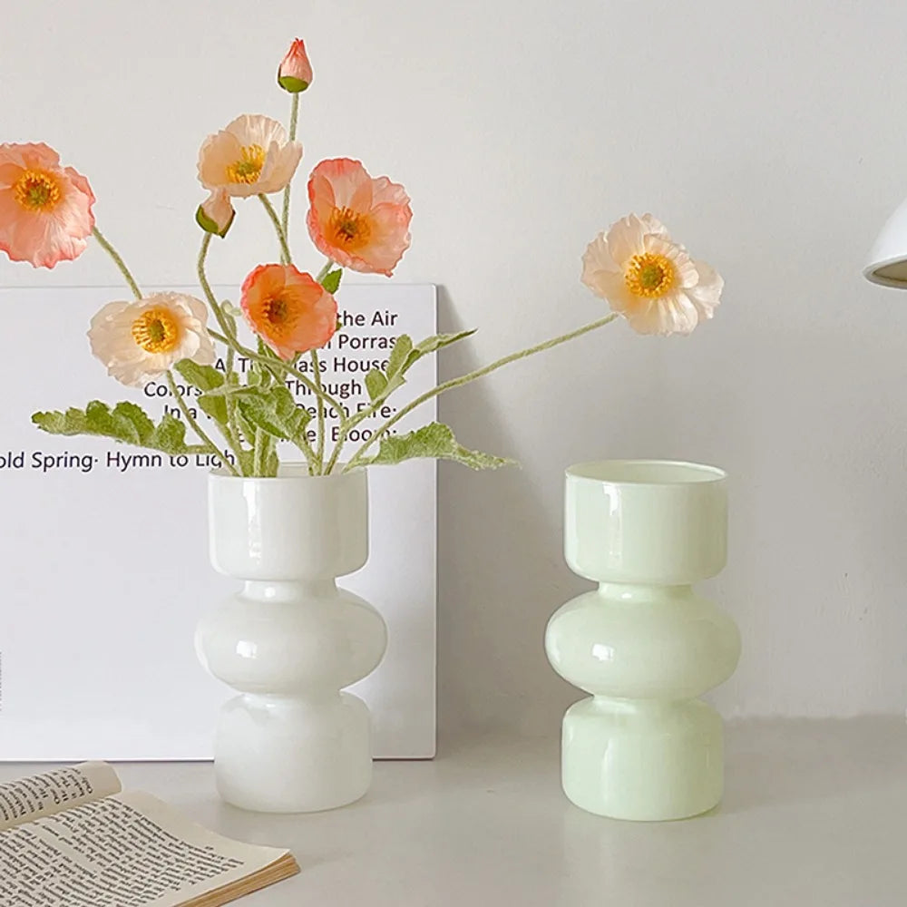 Vase en verre multifonction pour décoration intérieure élégante