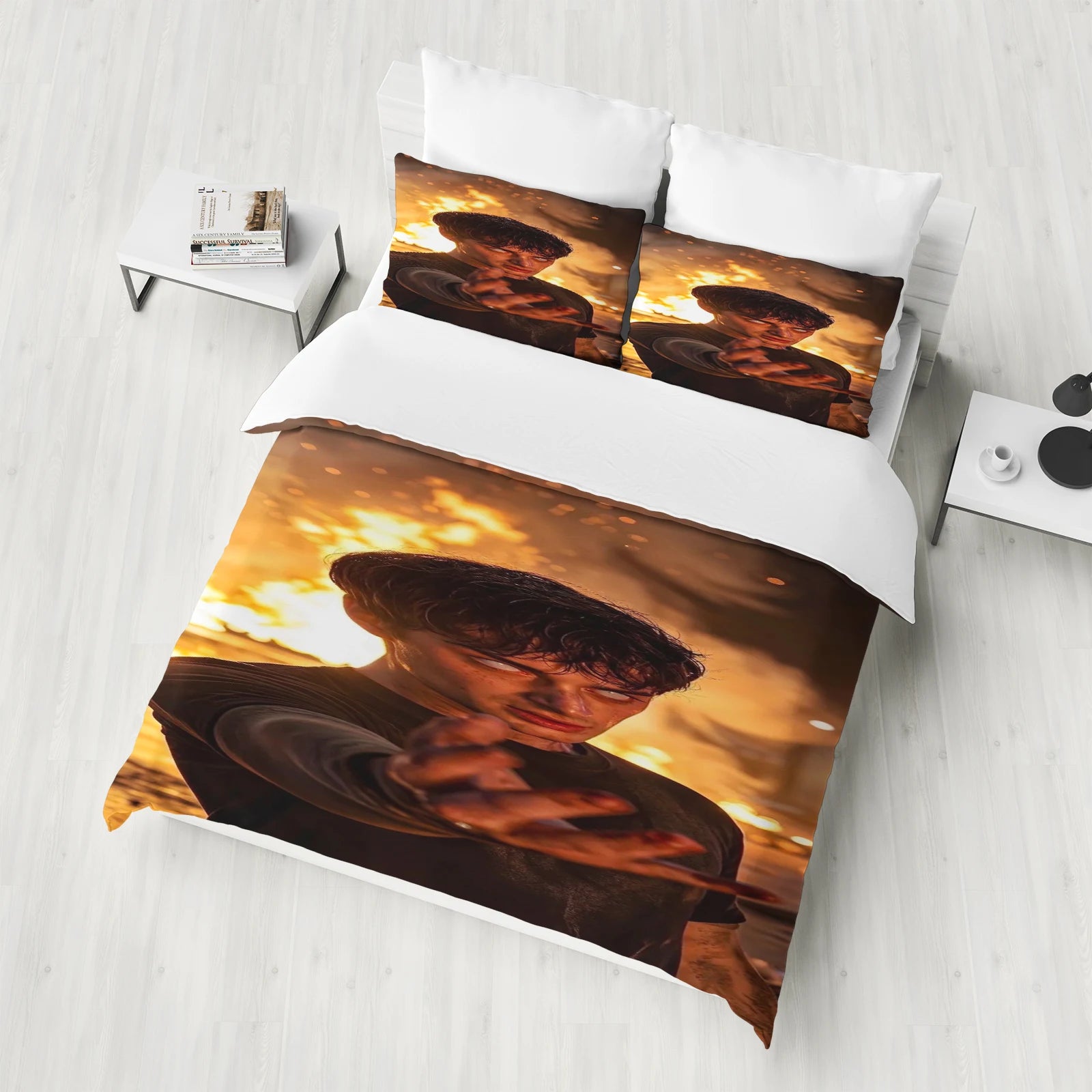 Housse de couette Stranger Things 3D motif dessin animé