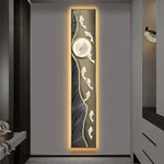 Lampe murale LED allumée ambiance chaleureuse