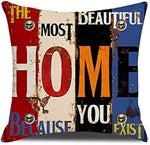 Housse de coussin bleue pour canapé d'extérieur