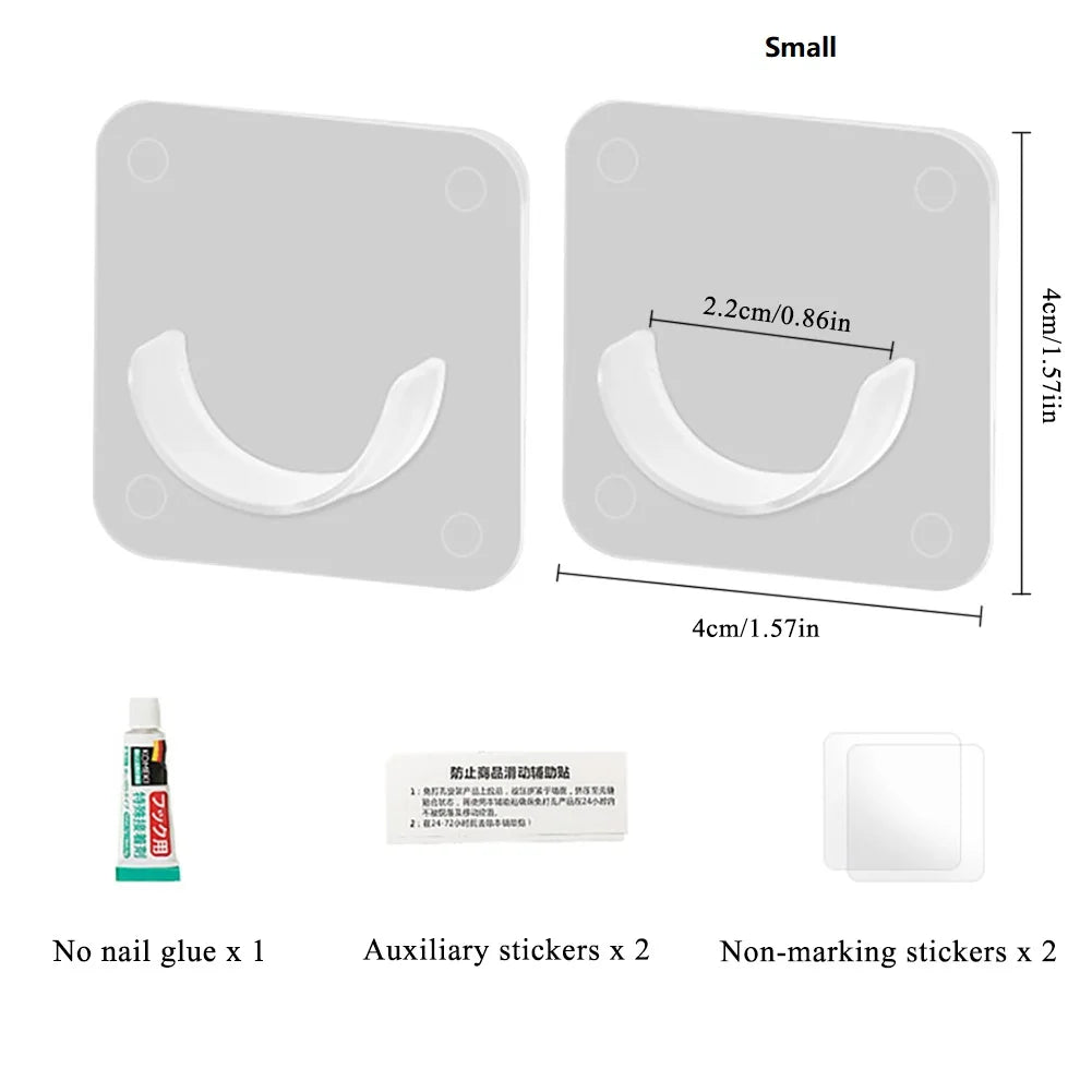 Installation facile du support sans perçage dans une salle de bain