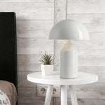Lampe champignon design italien blanc